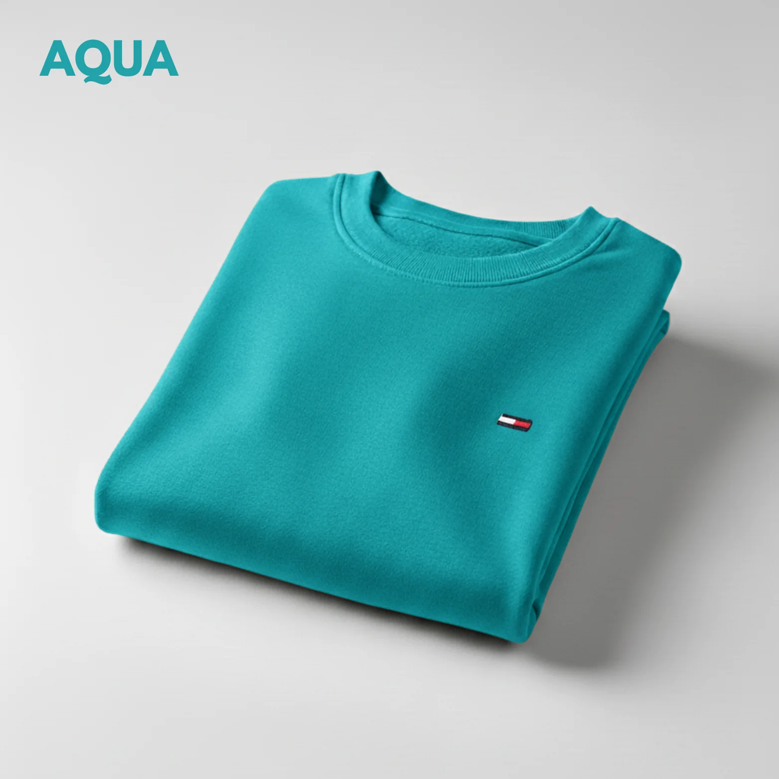 Sweatshirt homme basique - Aqua