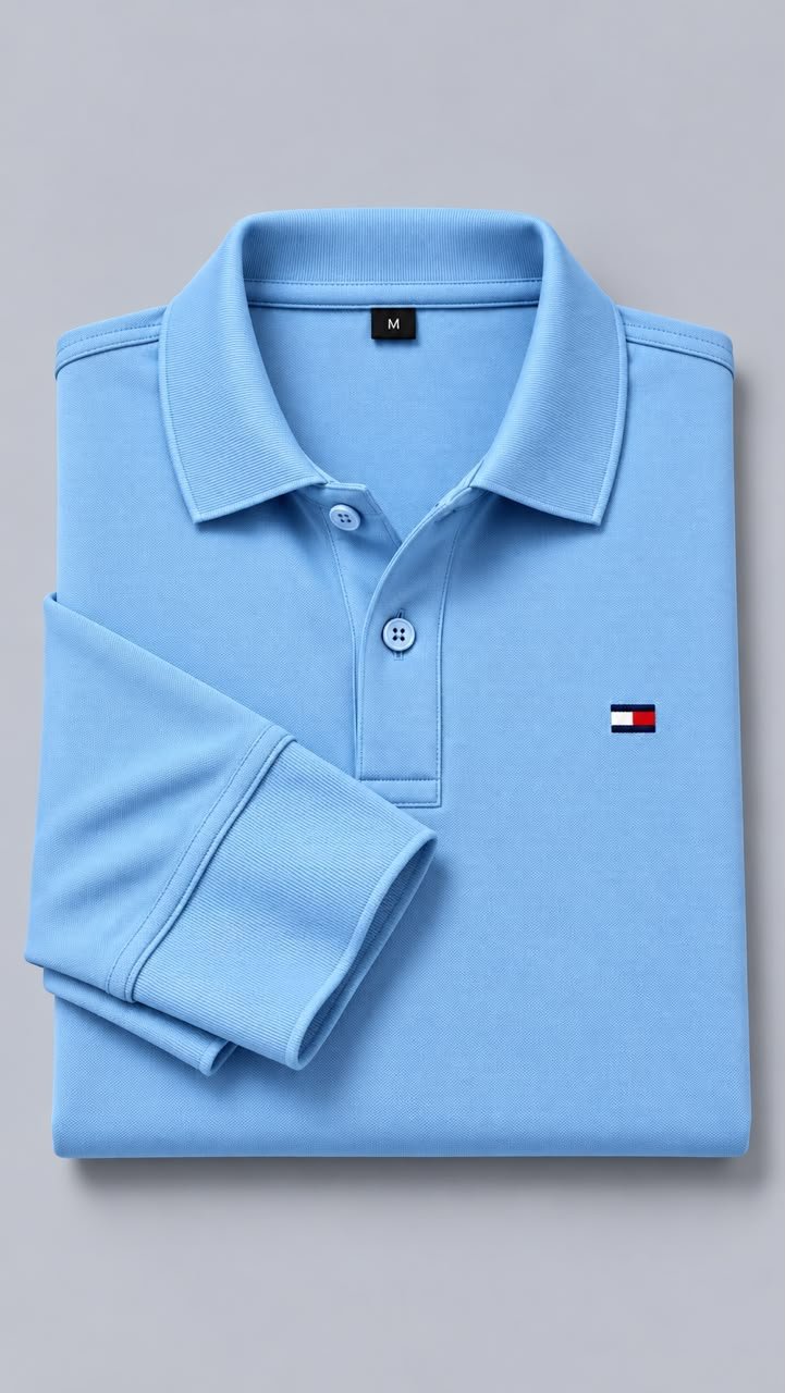 Polo manche longue CIEL